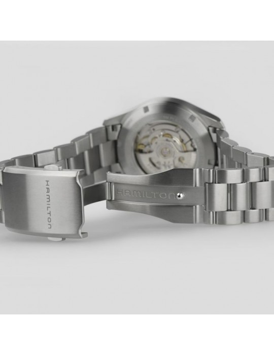 Orologio Hamilton - Khaki Field Titanium Automatico 38mm Blu - H70205140