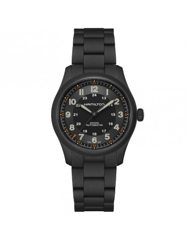 Orologio Hamilton Uomo - Khaki Field Titanium Automatico 38mm Nero - 0