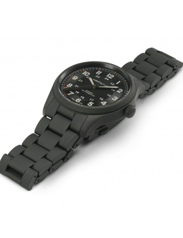 Hamilton Men's Watch - Khaki Field Titanium Automatic 38mm Black - 0 2