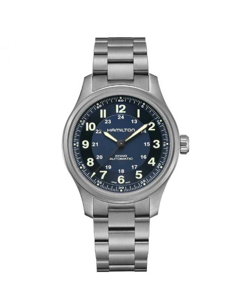 Hamilton Men's Watch - Khaki Field Titanium Automatic 42mm Blue - 0