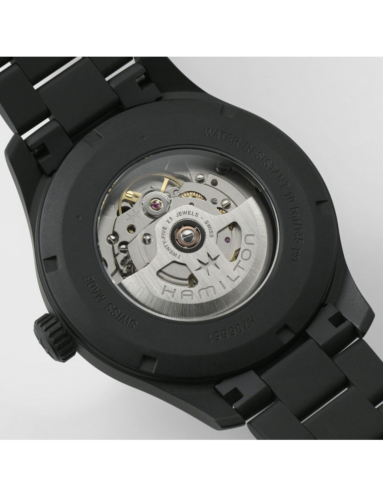 Hamilton Men's Watch - Khaki Field Titanium Automatic 42mm Black - 0