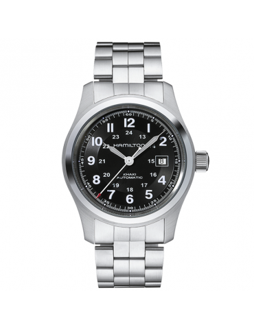 Orologio Hamilton - Khaki Field 42mm Nero - Automatico - H70515137