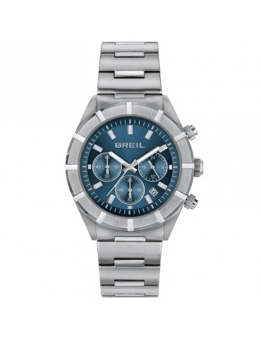 Orologio Breil da Uomo - B 12 H - Cronografo - Silver -42mm-Blu-TW2022