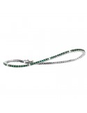 Davite&Delucchi Tennis Bracelet - in 18K White Gold with White Diamonds and Emeralds 1.30 ct - 0