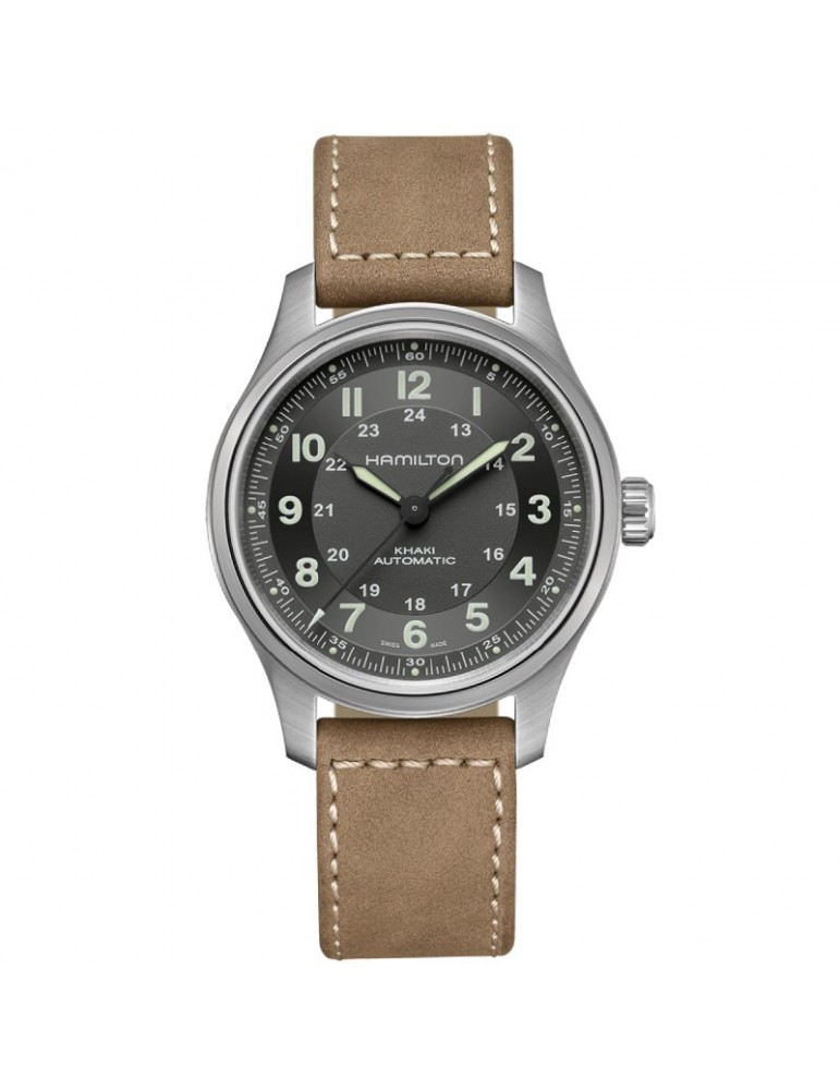 Orologio Hamilton Uomo - Khaki Field Titanium - Automatico - H70545550