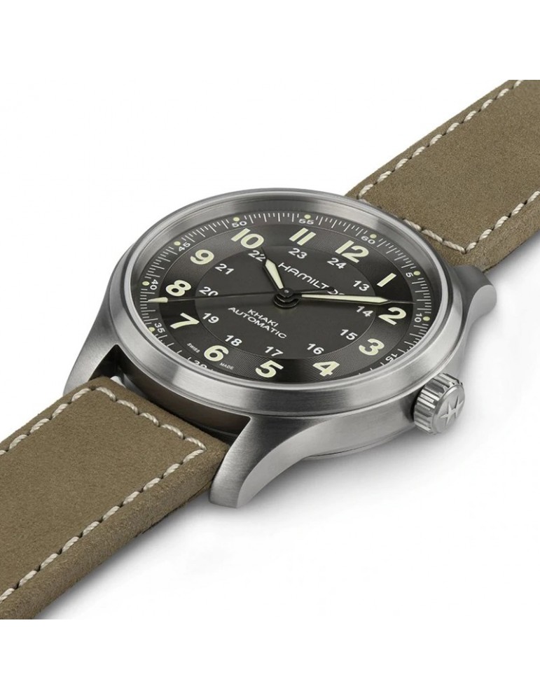Orologio Hamilton Uomo - Khaki Field Titanium - Automatico - H70545550