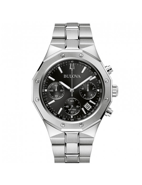 Orologio Bulova - Octagon Chrono Precisionist 44mm Nero - 96B410