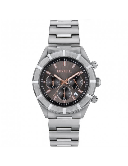 Breil Watch - B 12 H - Chronograph - Silver - 42mm - Gray - TW2023