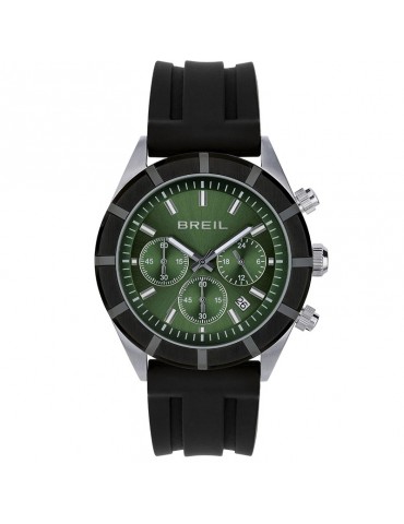 Breil Men's Watch - B 12 H - Chronograph - Black -42mm-Green-TW2024