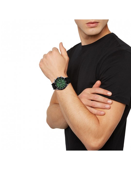 Breil Men's Watch - B 12 H - Chronograph - Black -42mm-Green-TW2024