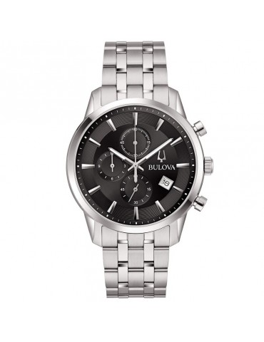 Bulova Watch - Sutton Quartz Chronograph 41mm Black - 0