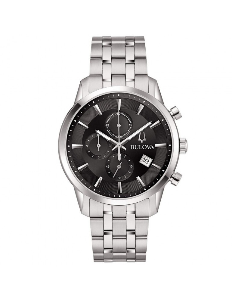 Bulova Watch - Sutton Quartz Chronograph 41mm Black - 0