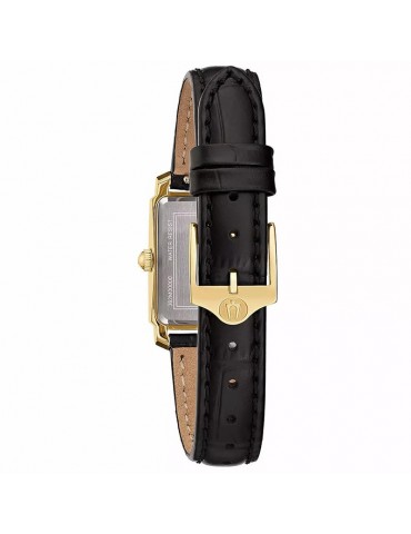 Bulova Watch - Classic Sutton Tank 21x32.5mm Golden Mother of Pearl with Leather Strap - 0 2