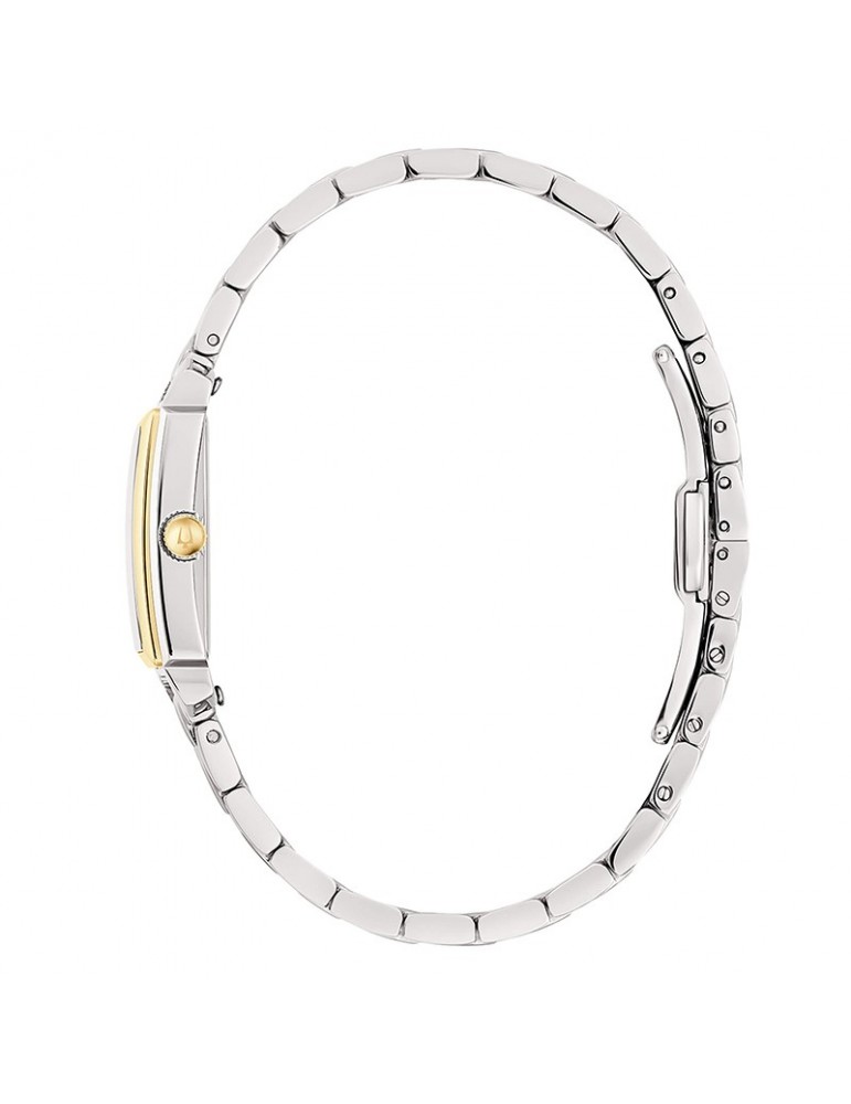 Bulova Watch - Classic Sutton Tank 21x32.5mm Two-Tone Mother of Pearl with Natural Diamonds - 0