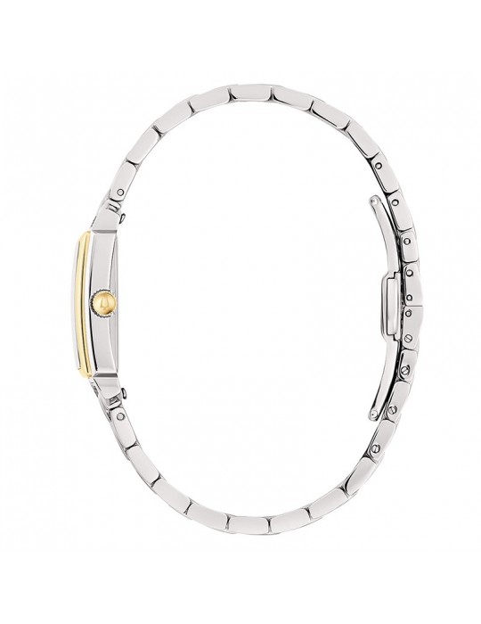 Bulova Watch - Classic Sutton Tank 21x32.5mm Two-Tone Mother of Pearl with Natural Diamonds - 0