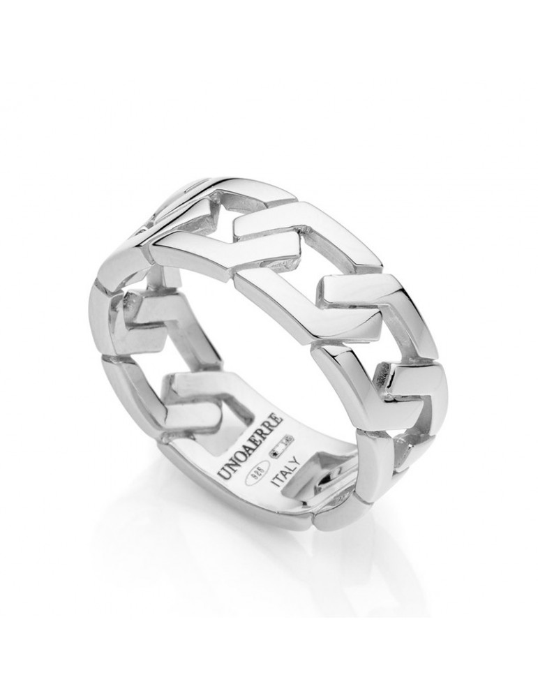 Unoaerre Ring-Fashion Jewellery-Silver-Groumette Chain-6282/23-1AR
