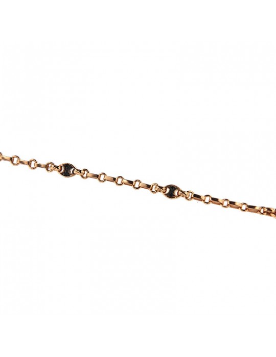 Bracciale Zancan - Insignia Gold in Oro Rosa 18 Carati con Diamanti Neri 0,12 ct - UB022R