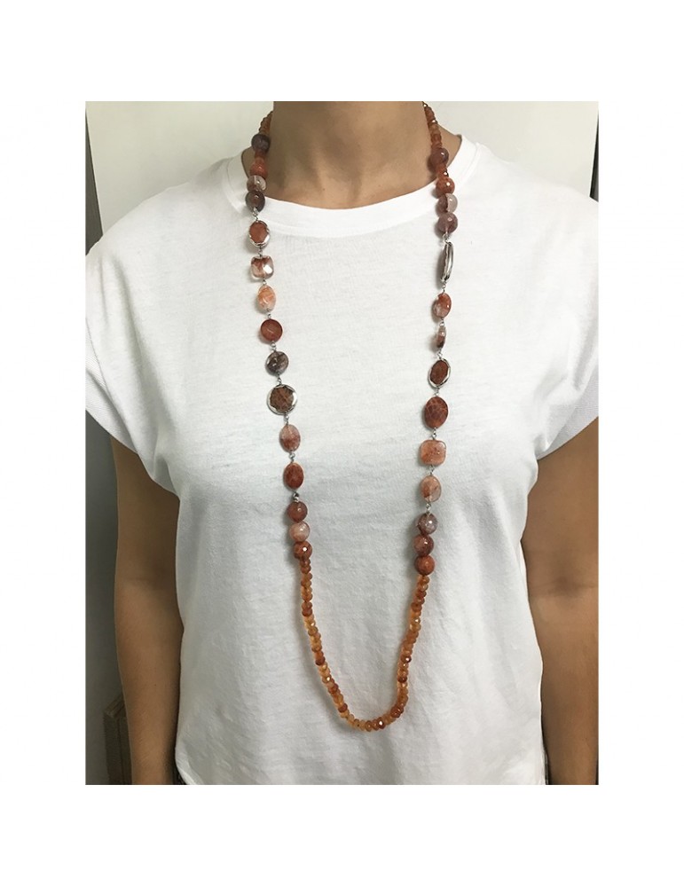 Collana Della Rovere - Endless - Argento 925% - Aragonite - DR180