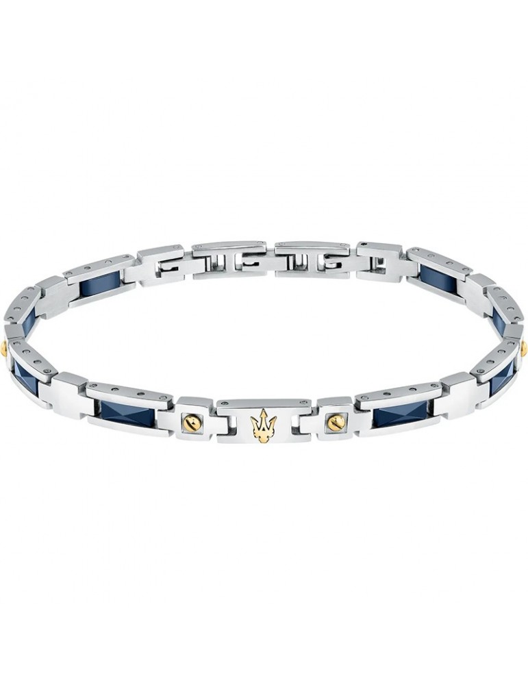 Bracciale Maserati - Ceramic - Acciaio - Ceramica Blu - JM423ATZ31