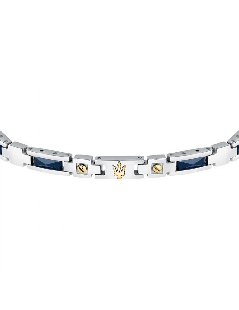 Bracciale Maserati - Ceramic - Acciaio - Ceramica Blu - JM423ATZ31