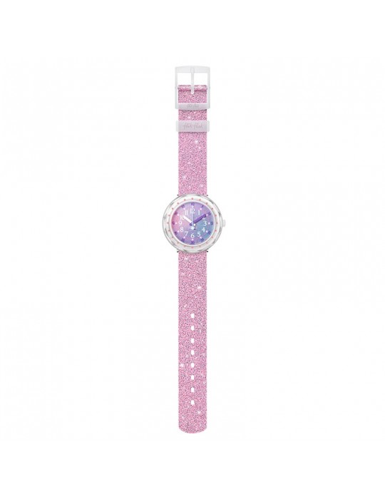Flik Flak Watch - Sketch in Sparkle - Pink - 37 mm - Glitter - FCSP107C