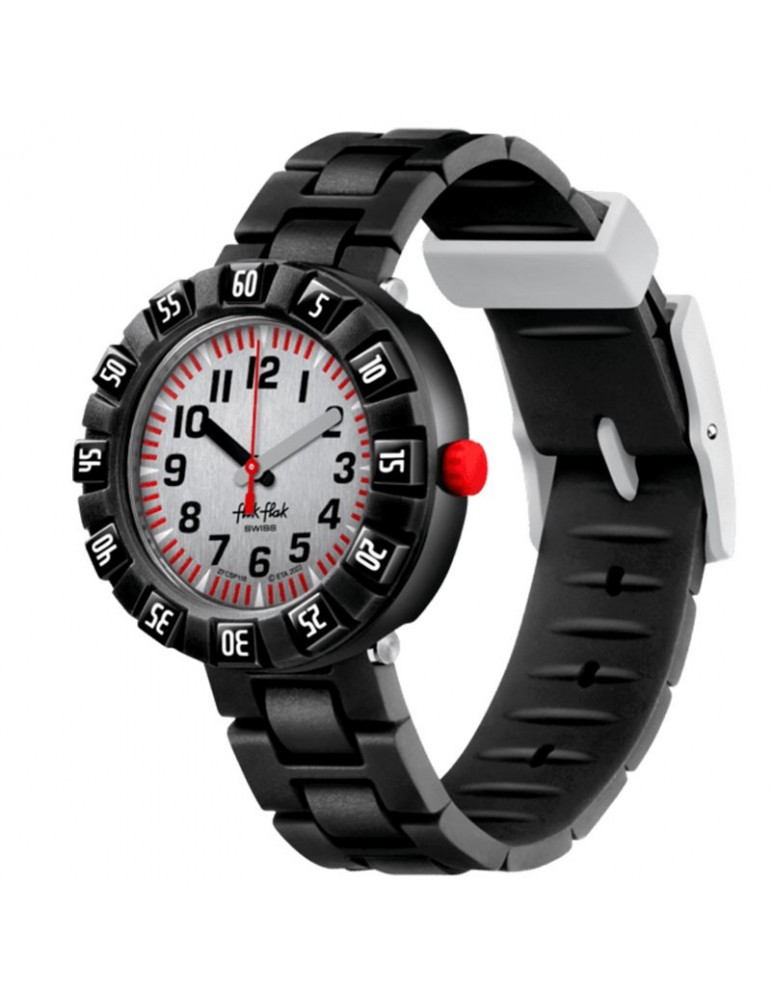 Orologio Flik Flak - Sketch in Black - Nero -37 mm - Grigio - FCSP118C