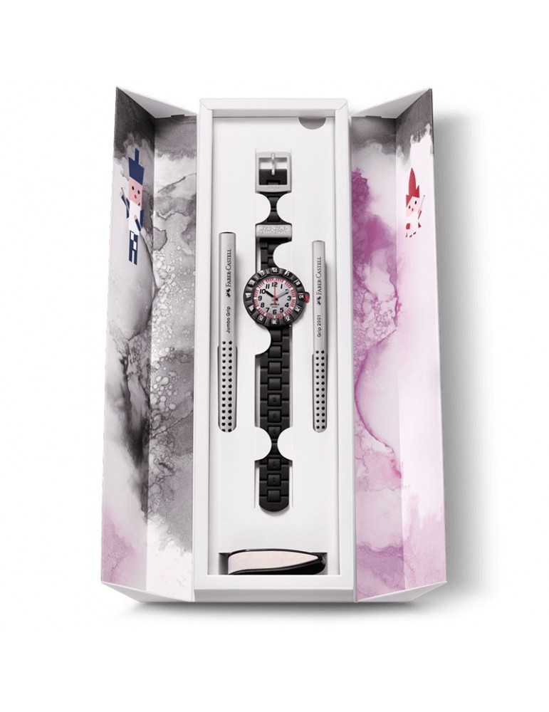 Orologio Flik Flak - Sketch in Black - Nero -37 mm - Grigio - FCSP118C