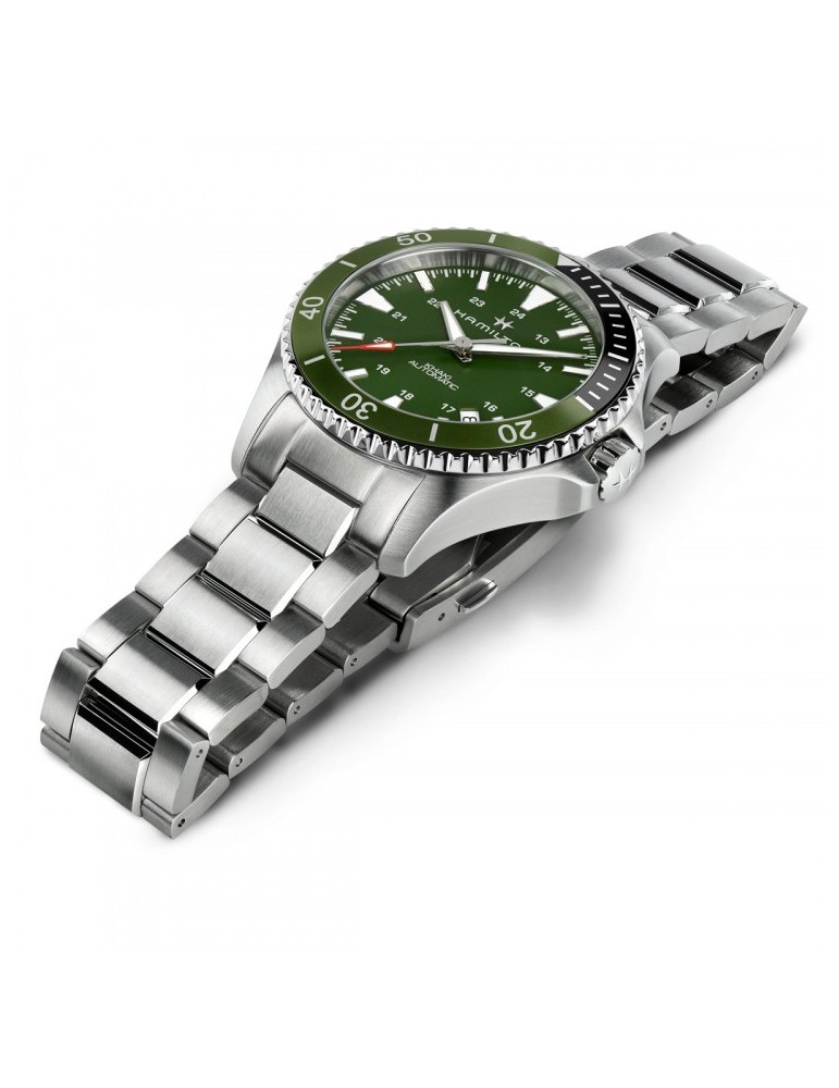 Orologio Hamilton - Khaki Navy - 40mm - Verde - Automatico - H82375161