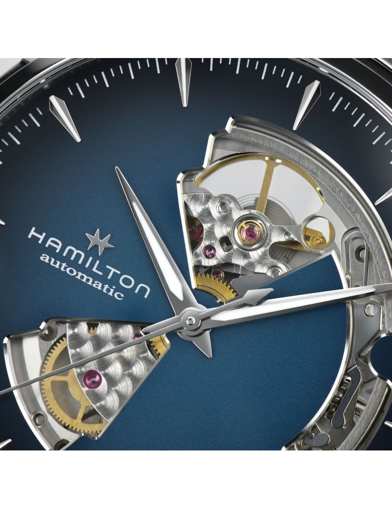 Hamilton Men's Watch - Jazzmaster Open Heart Automatic 40mm Blue - 0