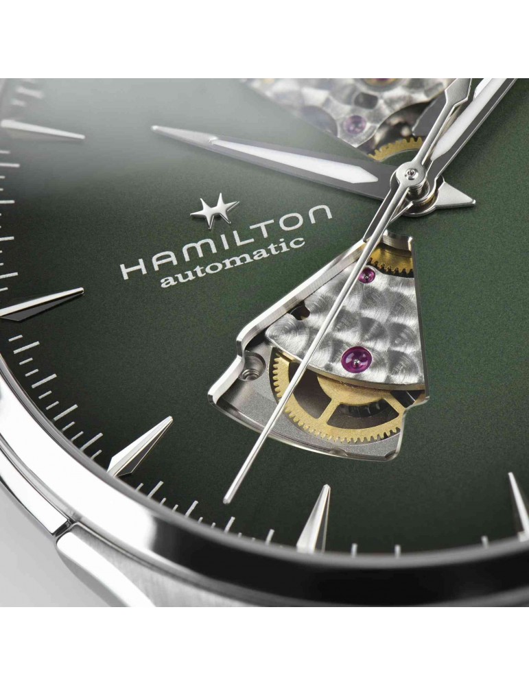Orologio Hamilton - Jazzmaster Open Heart - Automatico 40mm Verde - H32675560