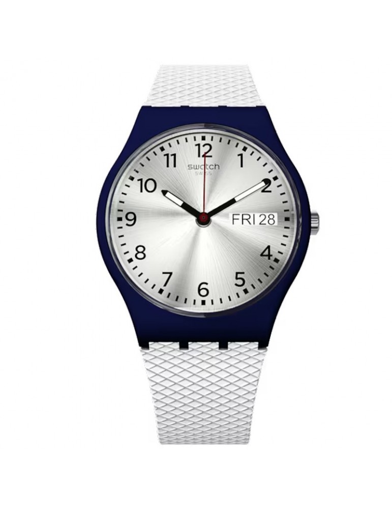 Orologio Swatch - White Delight - Bianco - 34mm - Silver - GN720
