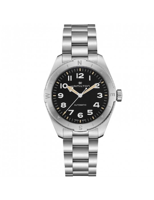 Orologio Hamilton - Khaki Field Expedition - Automatico 41mm Nero - H70315130