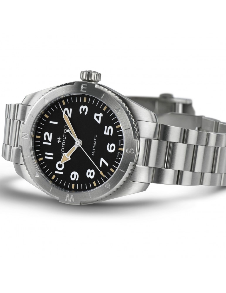Orologio Hamilton - Khaki Field Expedition - Automatico 41mm Nero - H70315130