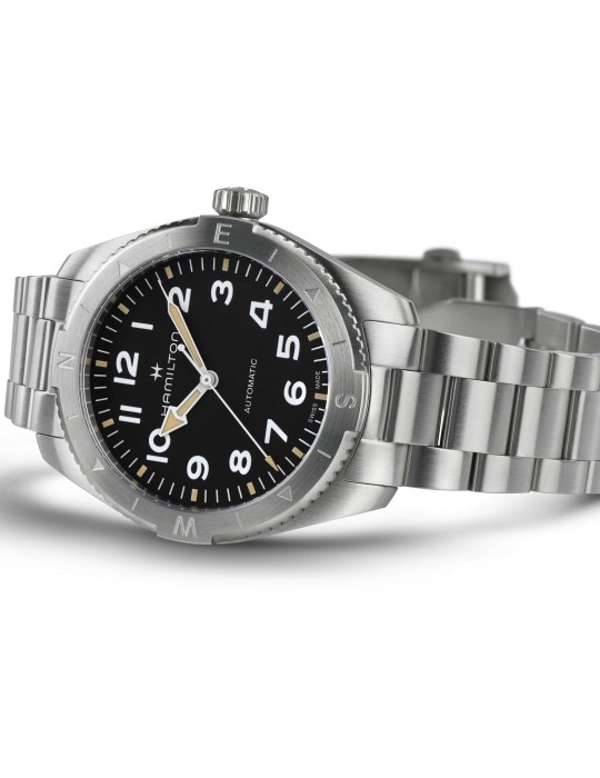 Orologio Hamilton - Khaki Field Expedition - Automatico 41mm Nero - H70315130