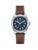 Orologio Hamilton - Khaki Field Expedition - Automatico 41mm Blu - Cinturino Pelle - H70315540