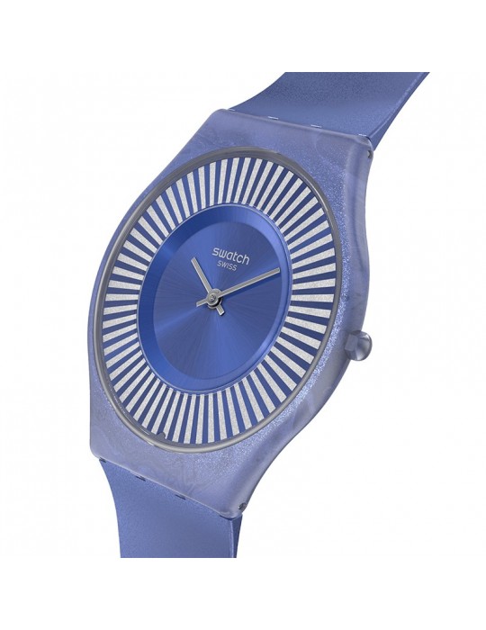 Orologio Swatch - Solo Tempo - Metro Deco - 34mm - Blu - SS08N110