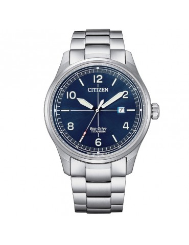 Citizen Men's Watch - Super Titanium Eco-Drive 42mm Blue - 0