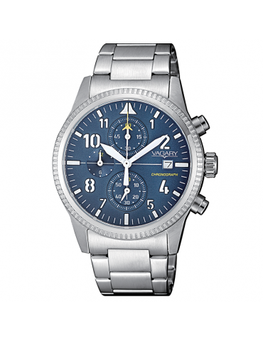 Orologio Vagary Uomo - Flyboy Cronografo 38mm Blu - IA9-811-71