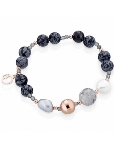 Bracciale Lelune Glamour - Sophie Winter-Perle-Quarzo Cloudy-LGBR550.2