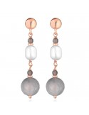 Lelune Glamor earrings - Sophie Winter-Pearls-Cloudy Quartz-LGEA541.2