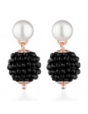 Lelune Glamor Earrings - Sophie Winter - Black Spinels - LGEA545.3