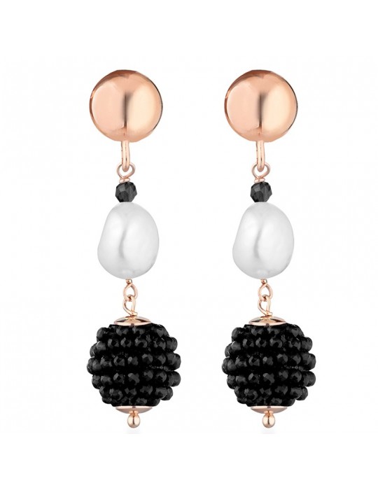 Lelune Glamor Earrings - Sophie Winter - Black Spinelli -LGEA546.3