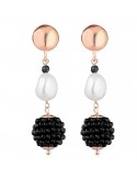 Lelune Glamor Earrings - Sophie Winter - Black Spinelli -LGEA546.3