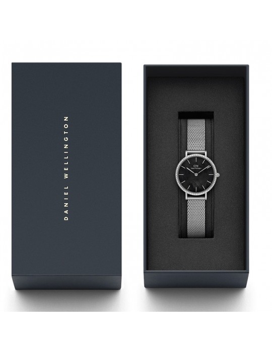 Orologio Daniel Wellington-Petite Lumine-Bezel-28mm-Nero-DW00100661