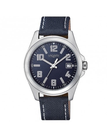 Orologio Vagary Uomo - Summer Camp - Tempo e Data 36mm Blu -IB7-619-70