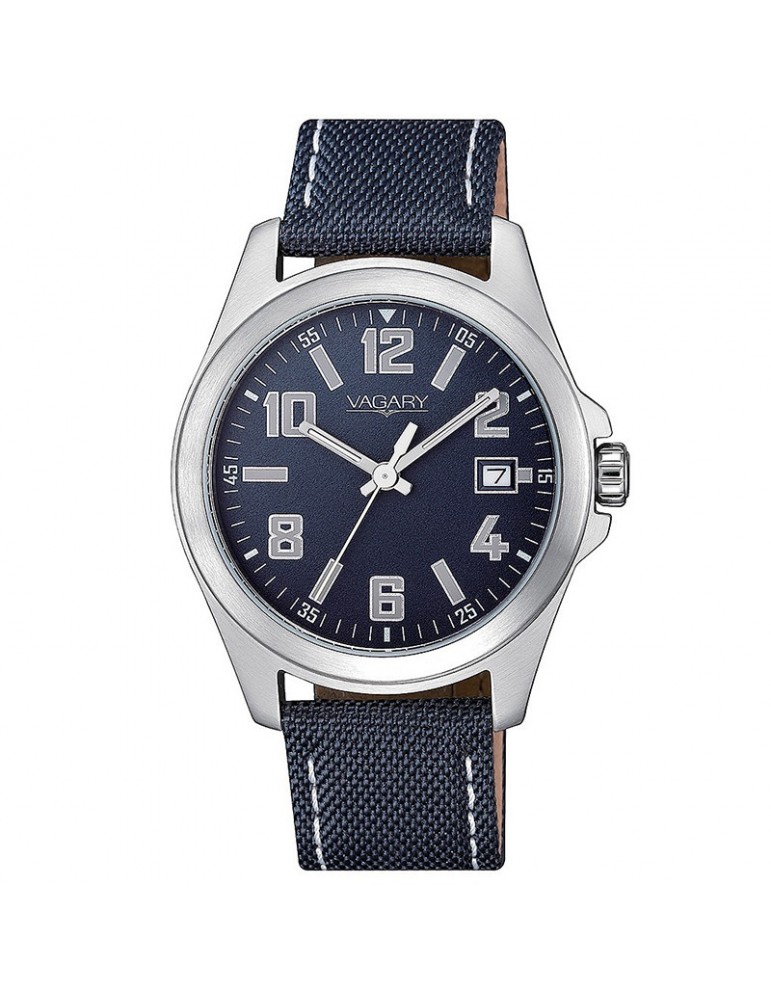 Orologio Vagary Uomo - Summer Camp - Tempo e Data 36mm Blu -IB7-619-70