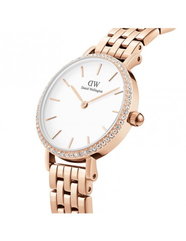 Daniel Wellington Watch - Bezel 5-Links-Rosè-28mm-White-DW00100666 2