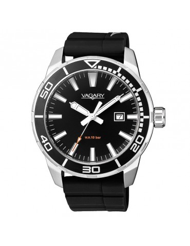 Orologio Vagary Uomo - Aqua39 - Tempo e Data 43,7mm Nero - IB8-011-50