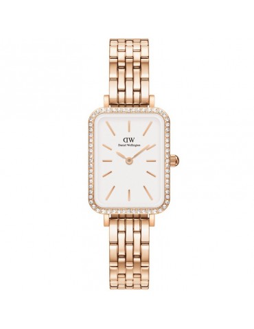Daniel Wellington Watch-Bezel 5-Links-Rosè-20x26mm-White-DW00100672