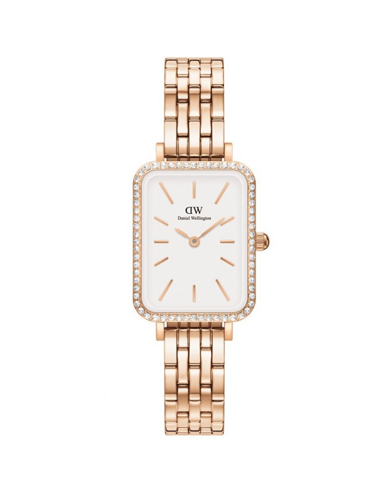 Daniel Wellington Watch-Bezel 5-Links-Rosè-20x26mm-White-DW00100672